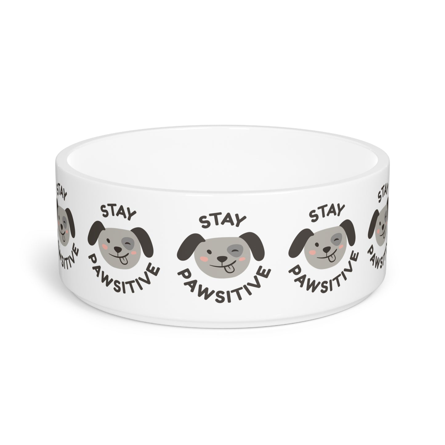 Stay Pawsitive Pet Bowl