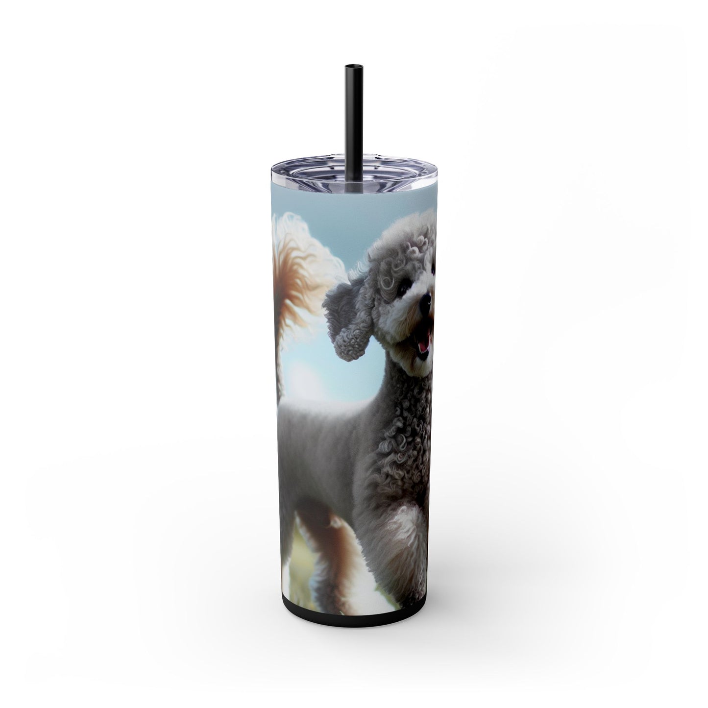 Bedlington Terrier Tumbler with Straw, 20oz