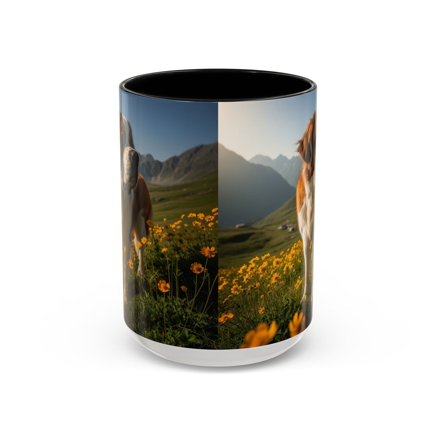 Saint Bernard Accent Coffee Mug - Perfect Gift for Dog Lovers