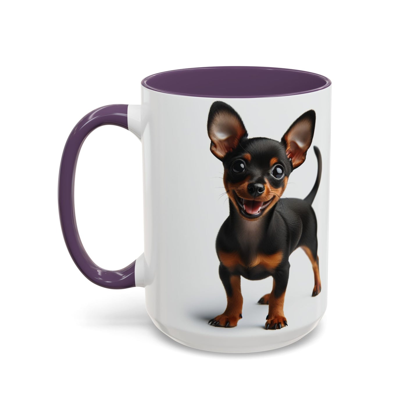 Miniature Pinscher Accent Coffee Mug - Perfect Gift for Dog Lovers