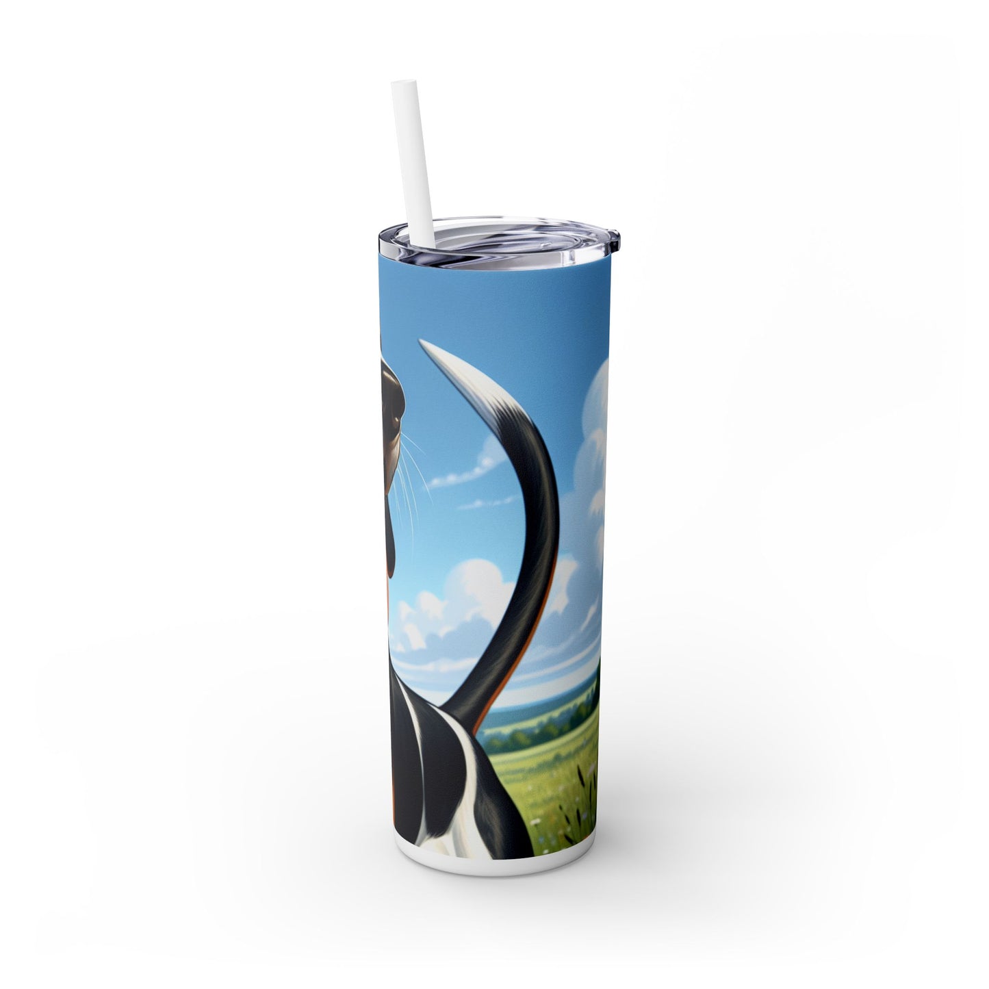 Treeing Walker Coonhound Tumbler with Straw, 20oz