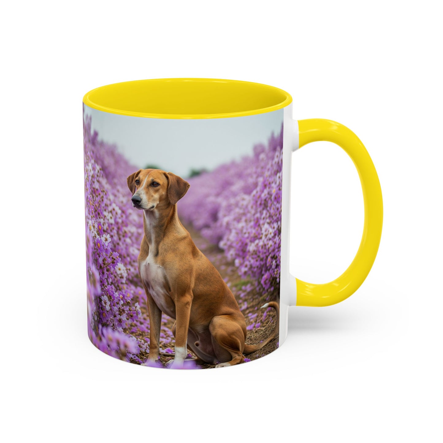 Banjara Hound Accent Coffee Mug - Perfect Gift for Dog Lovers