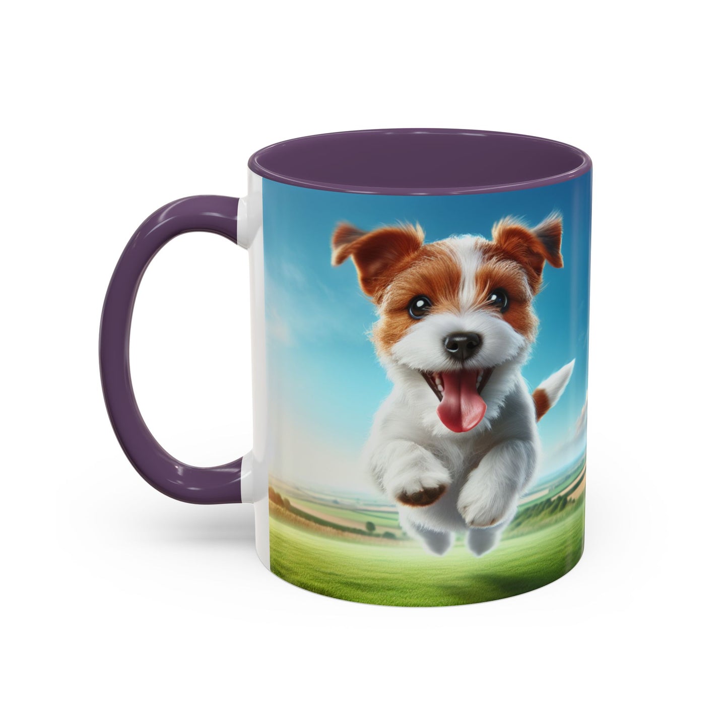 Russell Terrier Accent Coffee Mug - Perfect Gift for Dog Lovers