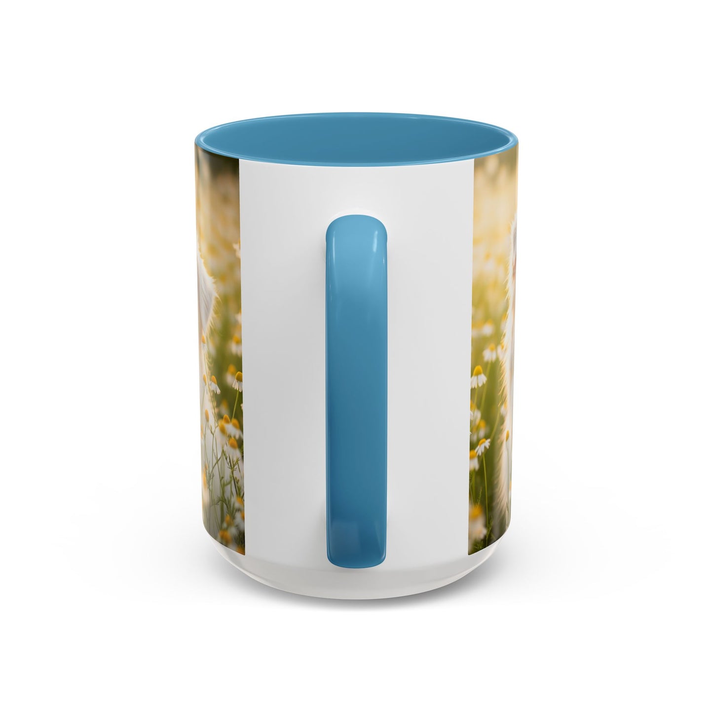 Russkaya Tsvetnaya Bolonka Accent Coffee Mug - Perfect Gift for Dog Lovers