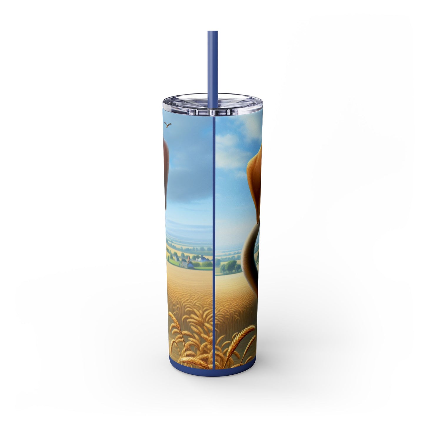 Banjara Hound Tumbler with Straw, 20oz