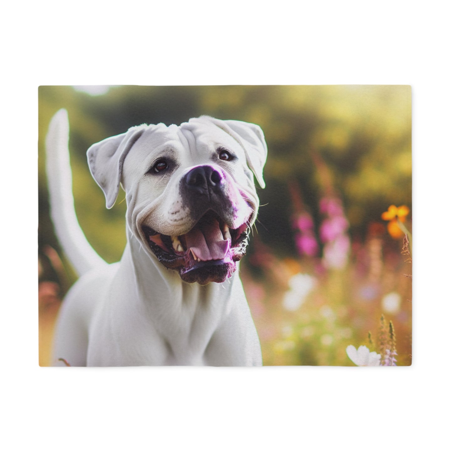 Dogo Argentino Sweatshirt Blanket