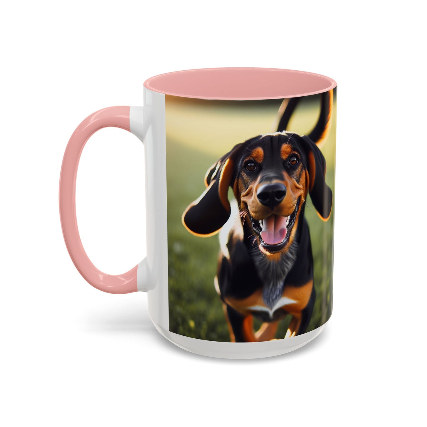 Black and Tan Coonhound Accent Coffee Mug - Perfect Gift for Dog Lovers