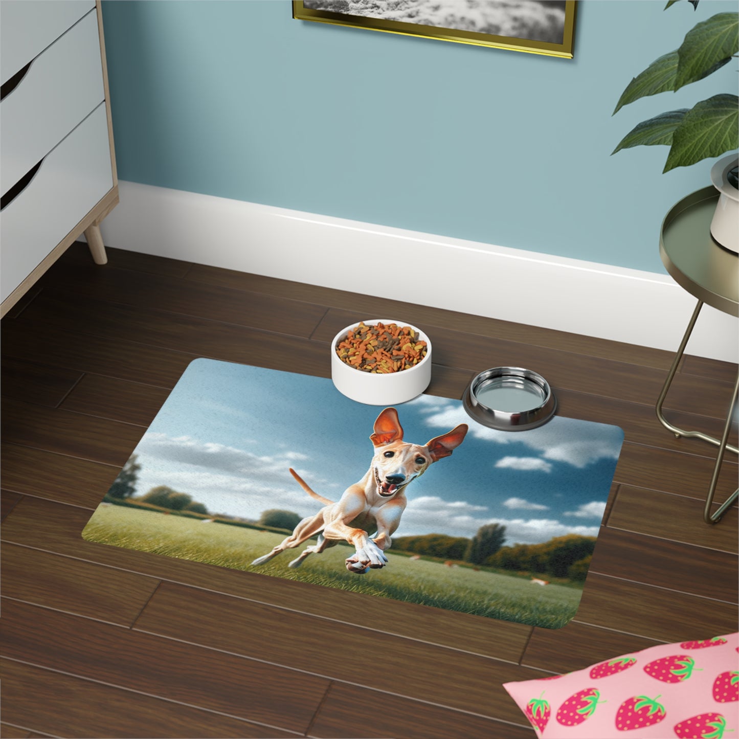 Pet Food Mat (12x18) - Ibizan Hound