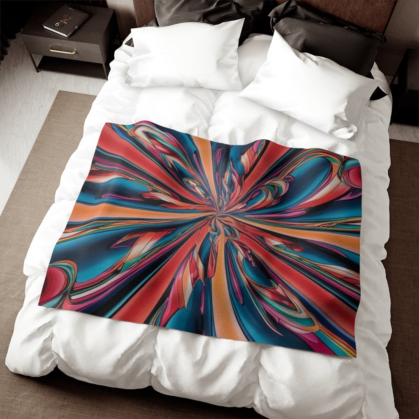 Optical Illusion Sweatshirt Blanket