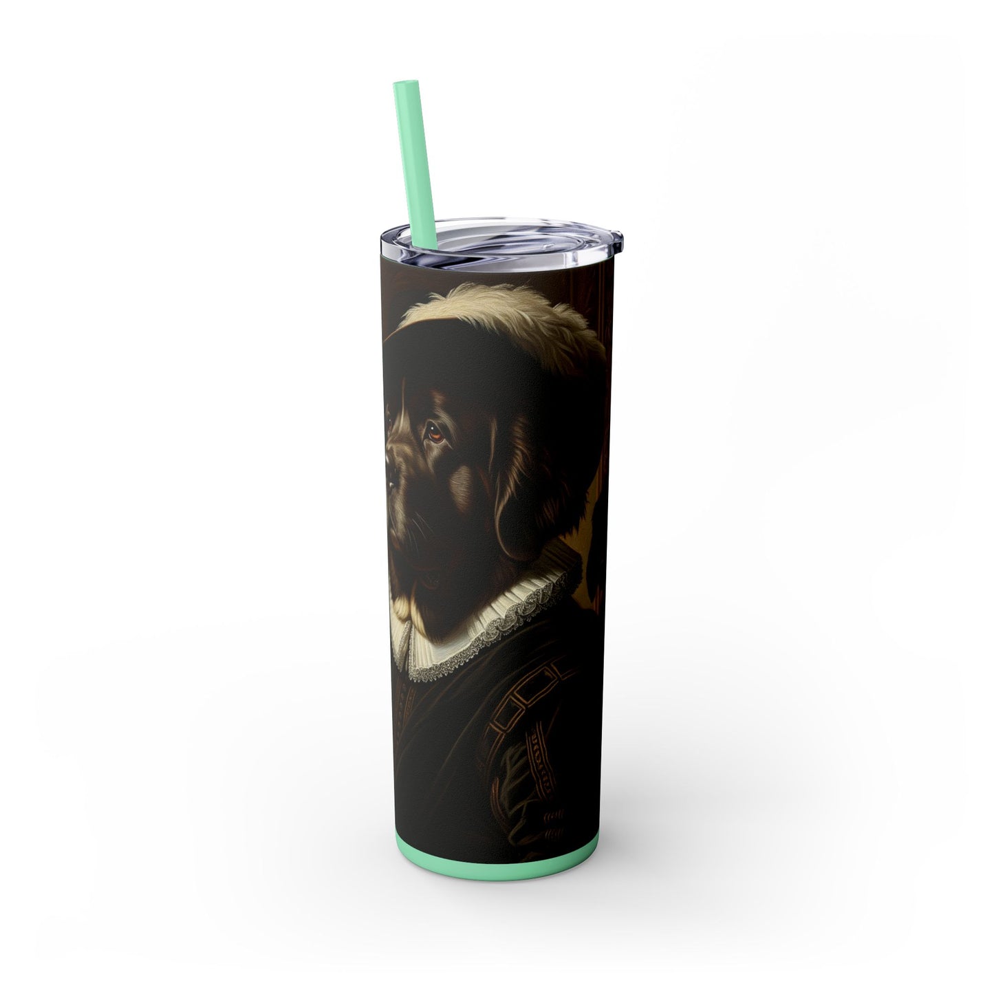 Newfoundland Skinny Tumbler with Straw, 20oz