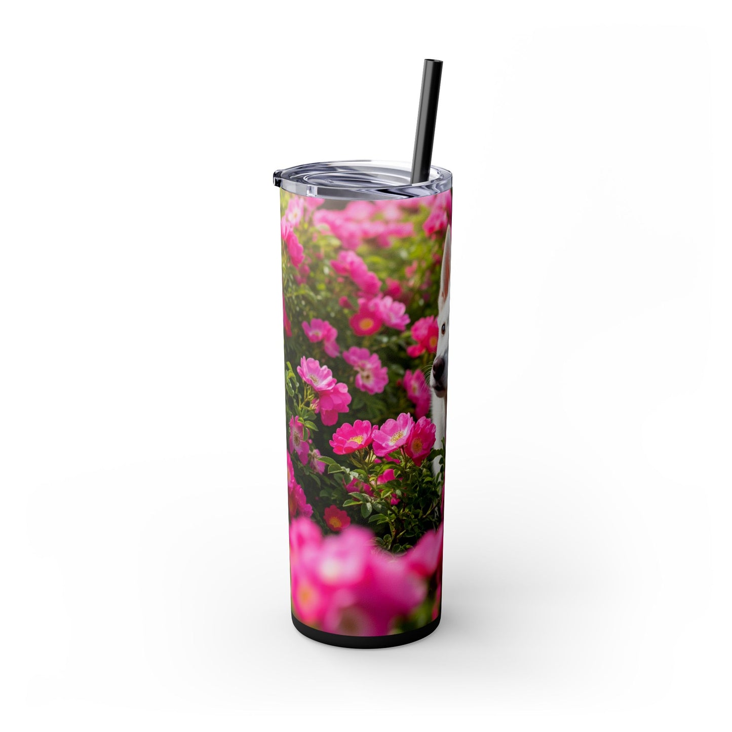 Norrbottenspets Skinny Tumbler with Straw, 20oz
