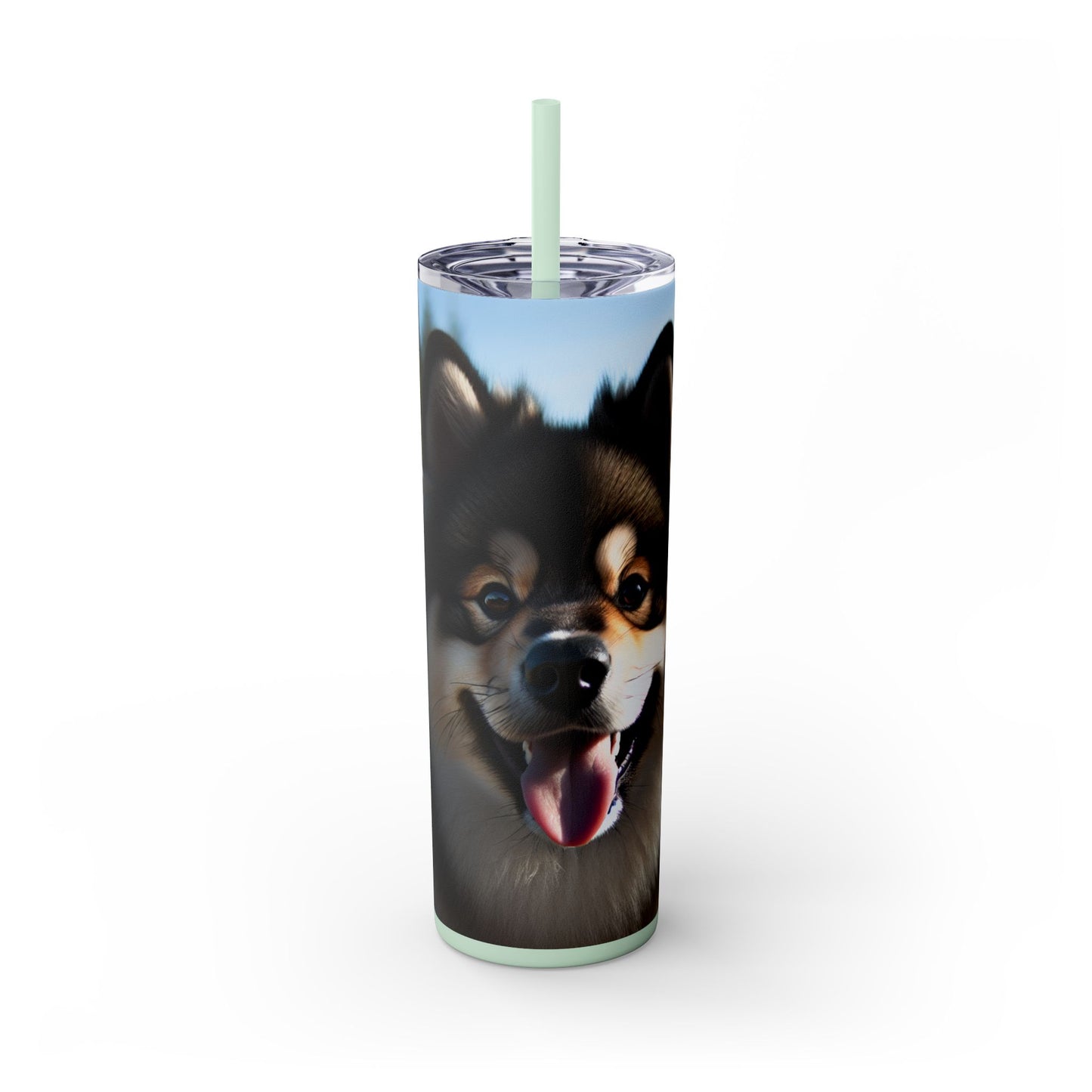 Norwegian Buhund Tumbler with Straw, 20oz