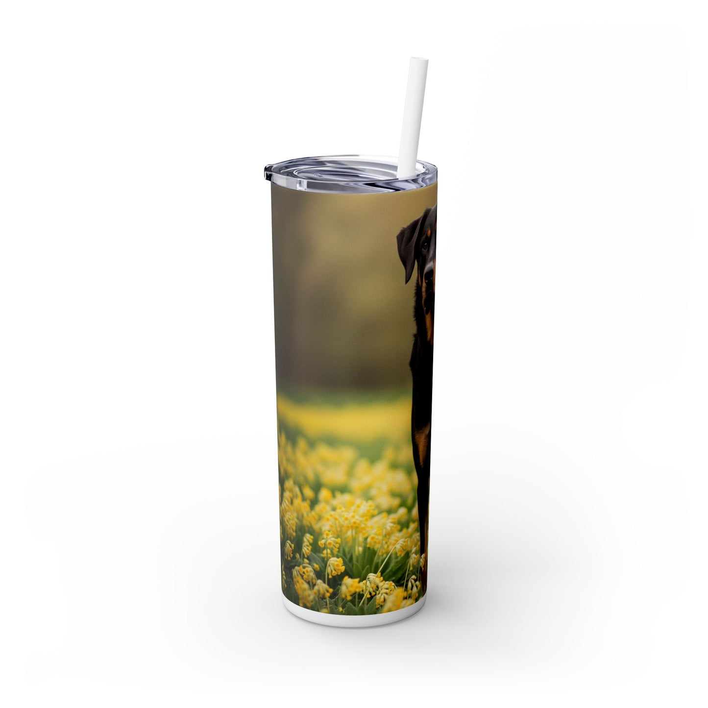 Beauceron Tumbler with Straw, 20oz