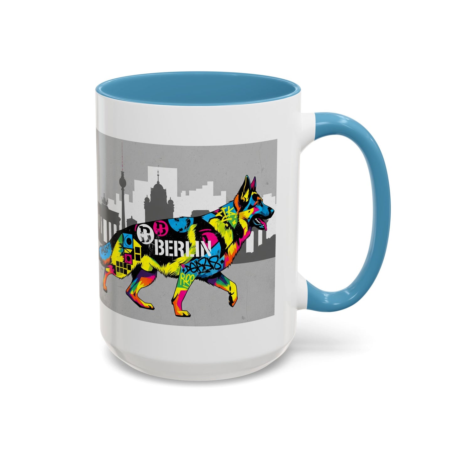 German Shepherd Accent Coffee Mug - Perfect Gift for Dog Lovers