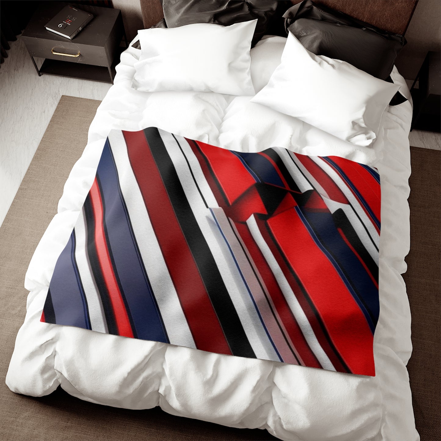 Optical Illusion Sweatshirt Blanket