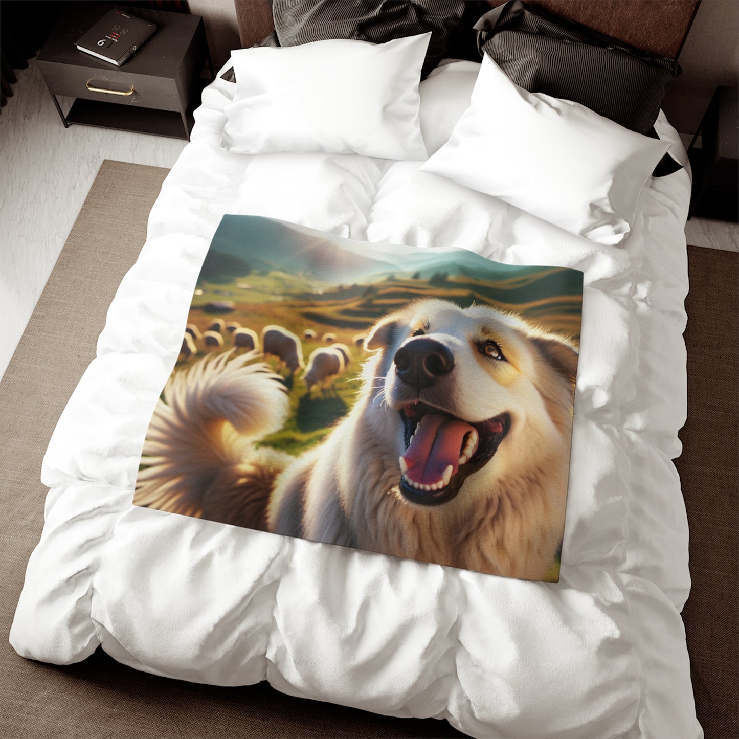 Tornjak Sweatshirt Blanket