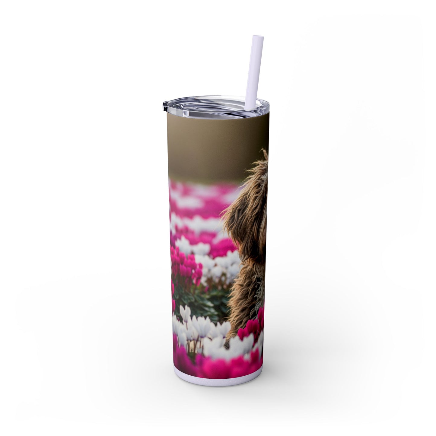 Bergamasco Sheepdog Tumbler with Straw, 20oz