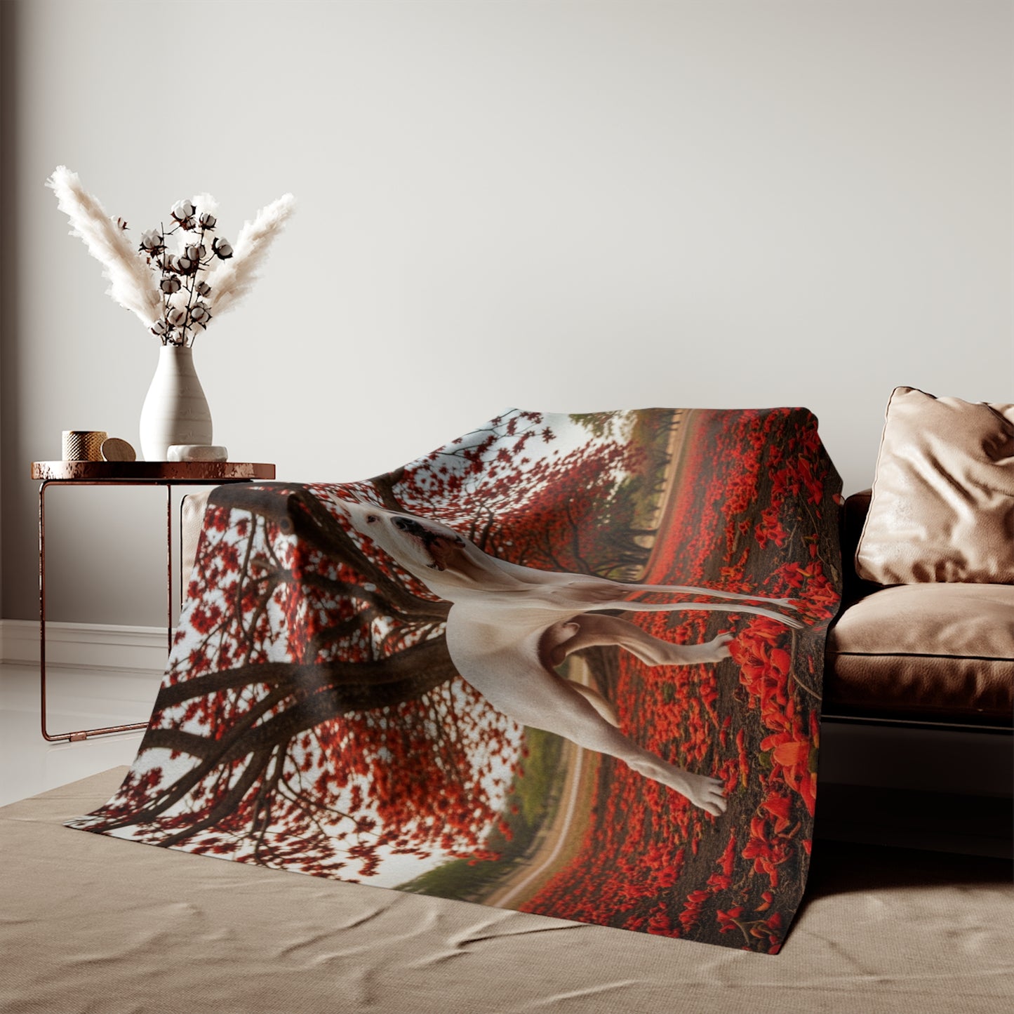 Dogo Argentino Sweatshirt Blanket