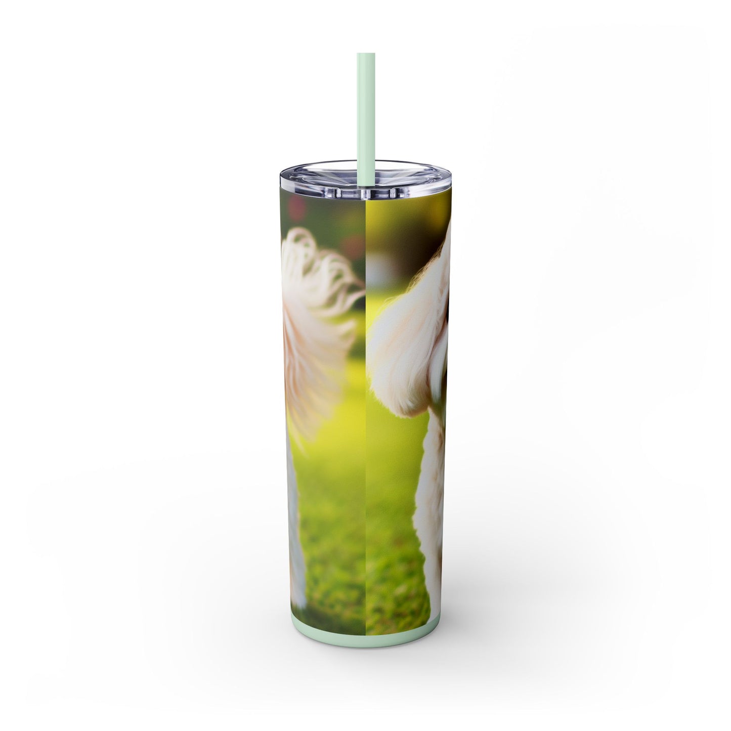 Maltipoo Tumbler with Straw, 20oz