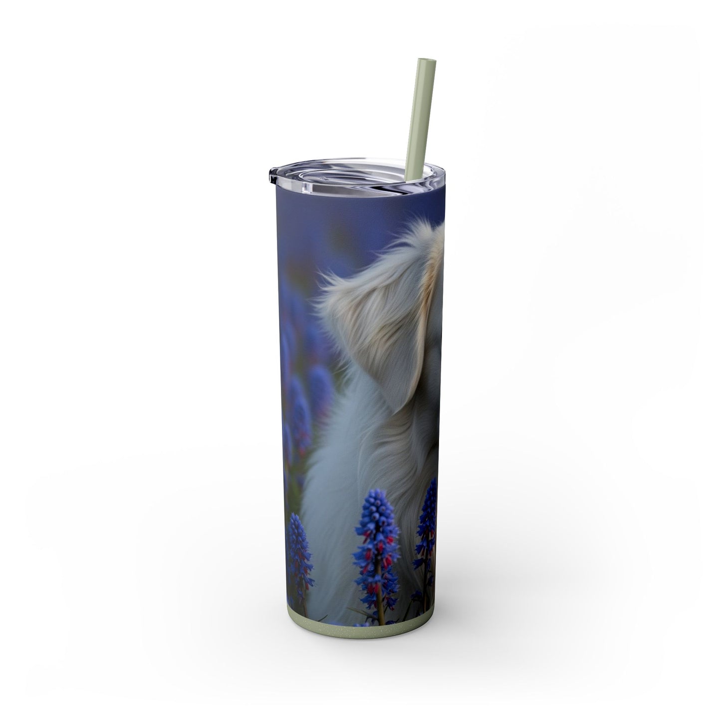 Portuguese Sheepdog Tumbler with Straw, 20oz