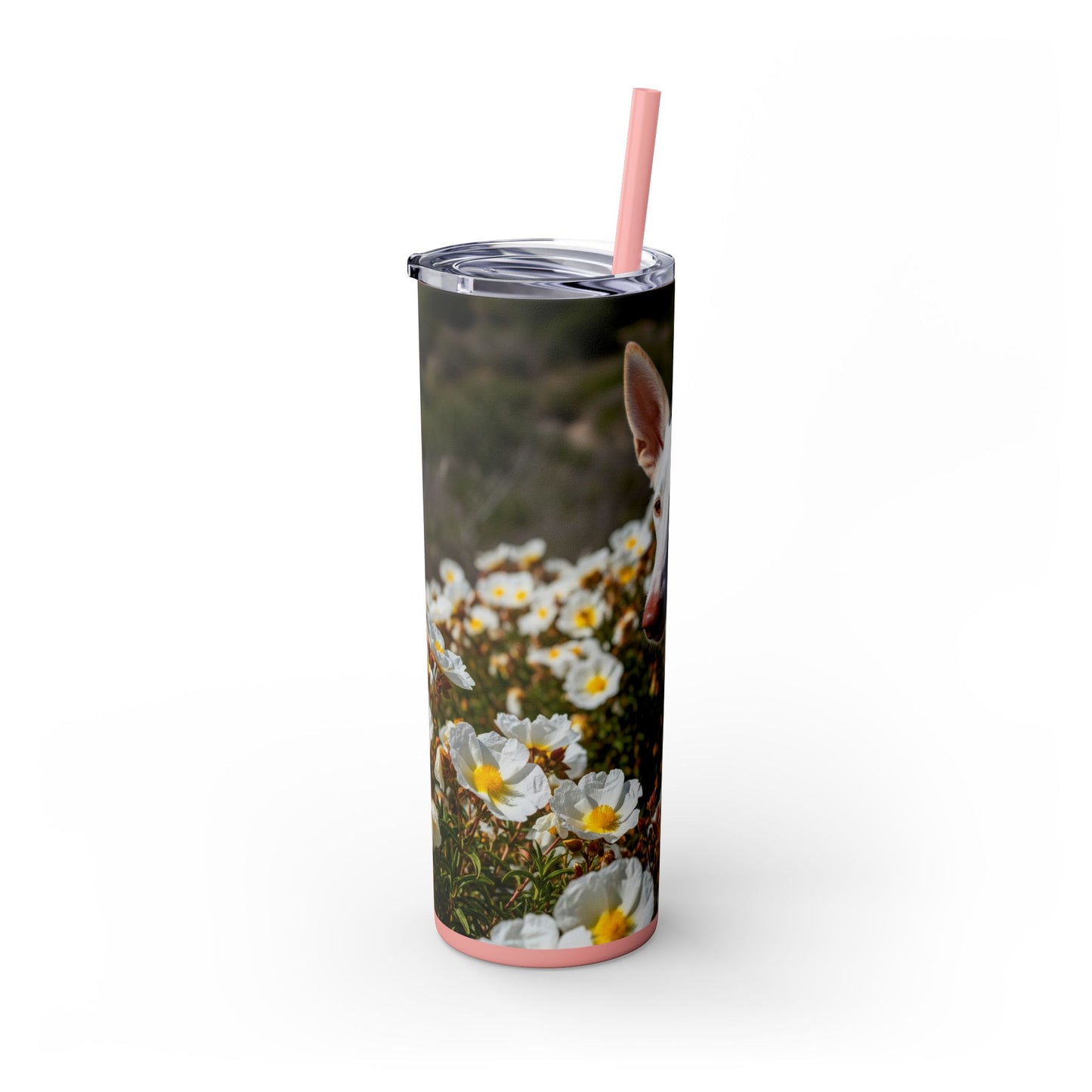 Ibizan Hound Tumbler with Straw, 20oz