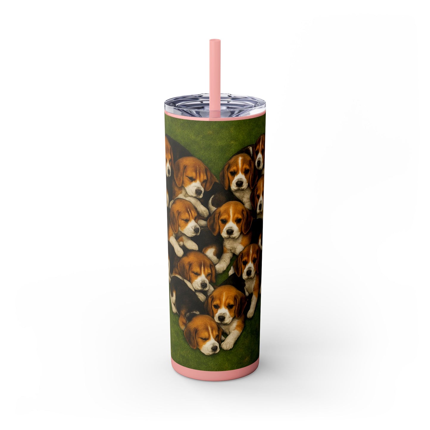 Beagle puppies Tumbler with Straw, 20oz