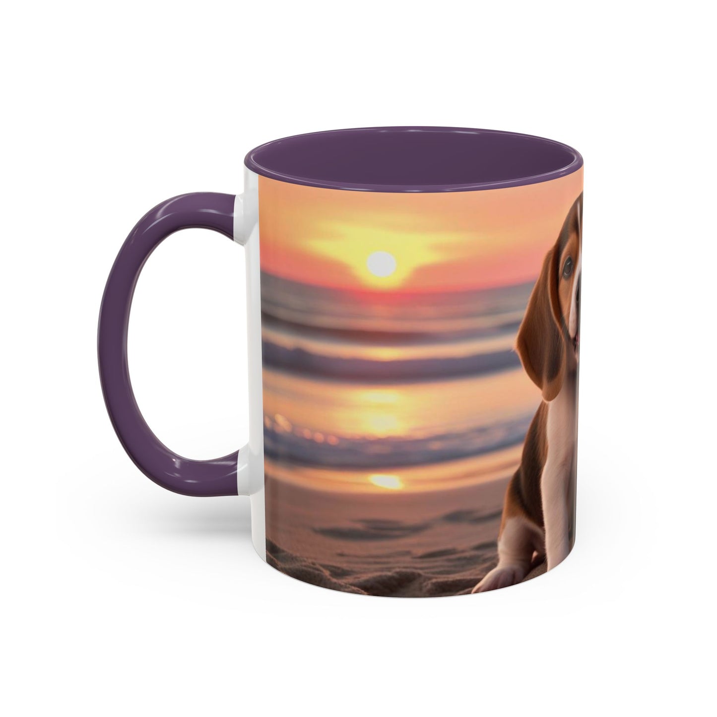 Beagle Love Accent Coffee Mug - Perfect Gift for Dog Lovers