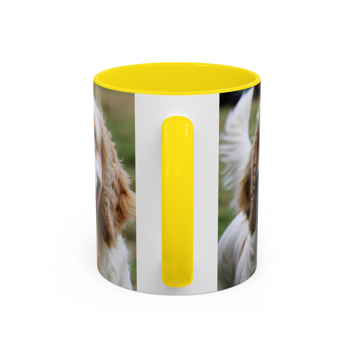 Clumber Spaniel Accent Coffee Mug - Perfect Gift for Dog Lovers