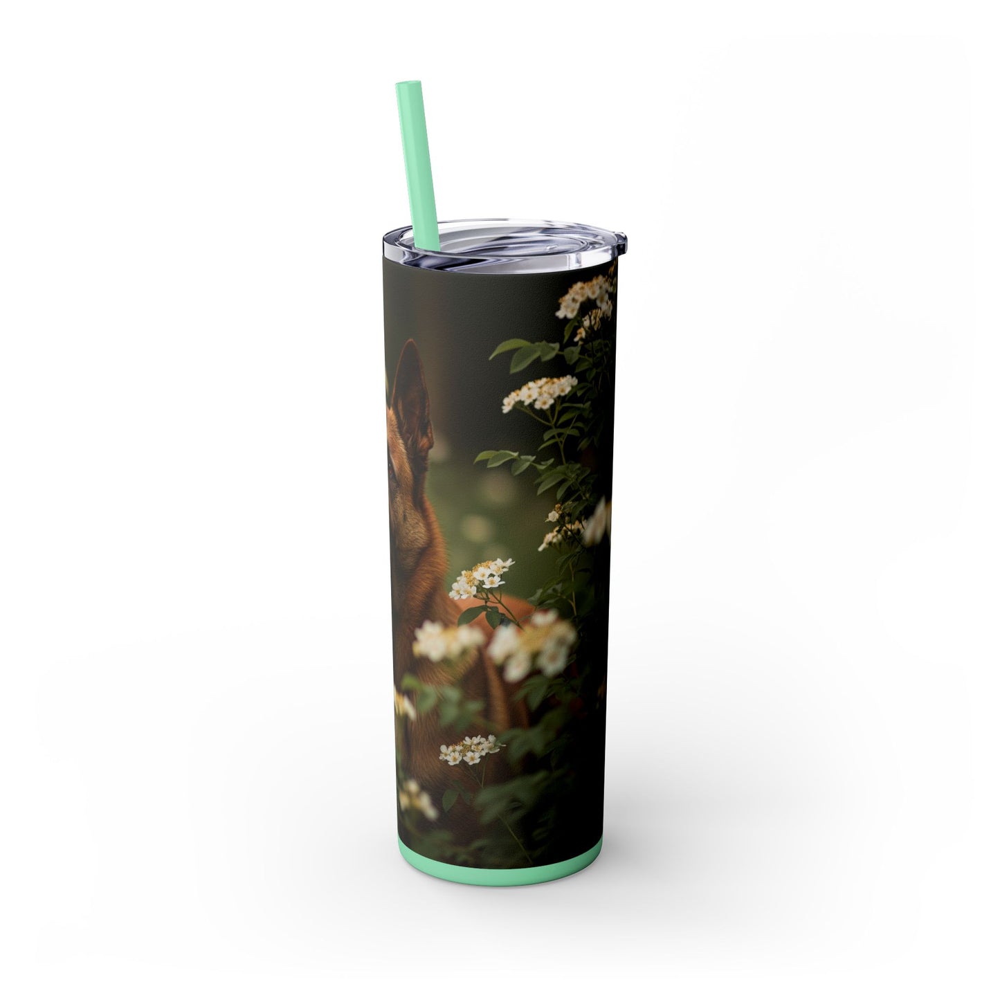 Belgian Shepherd Dog Laekenois Tumbler with Straw, 20oz