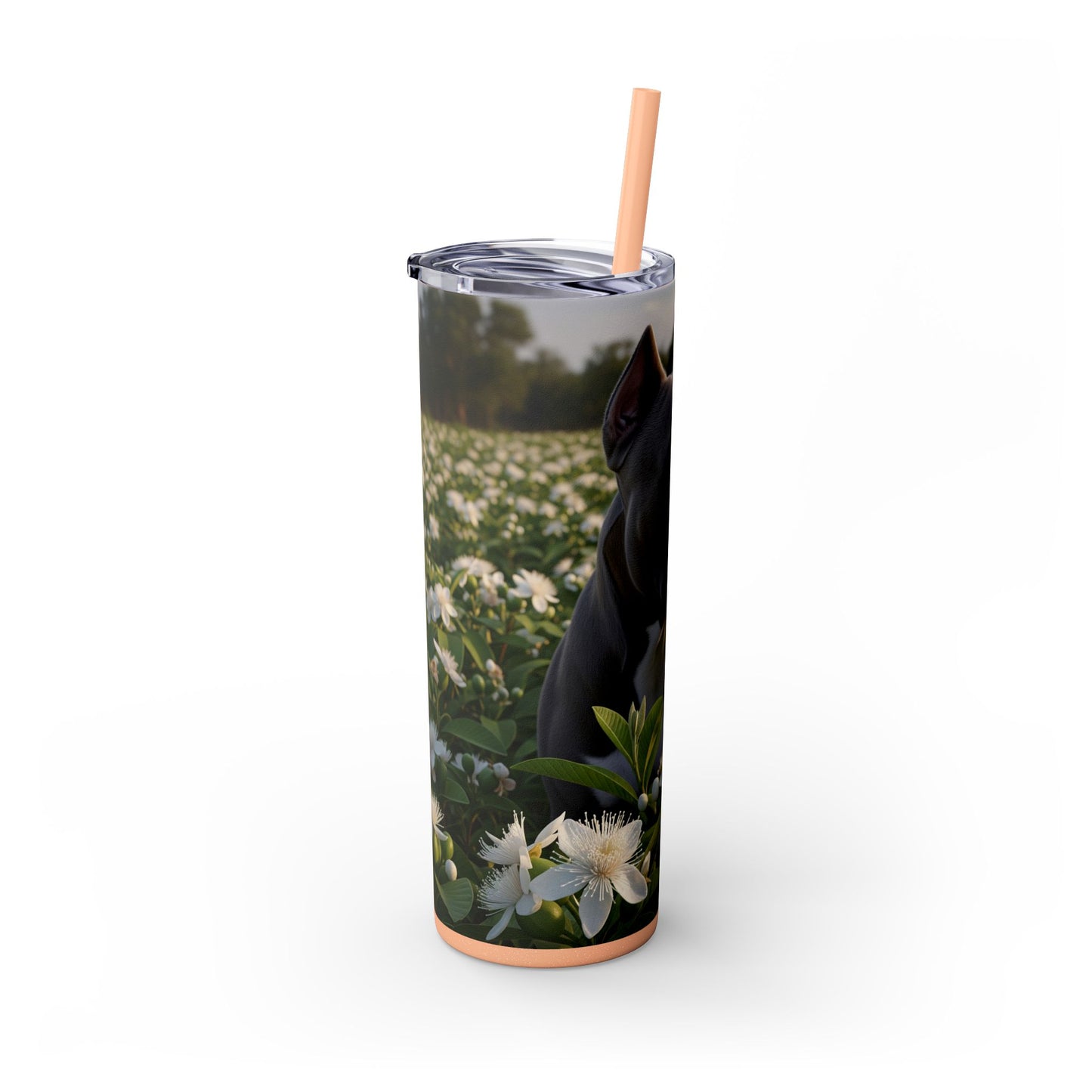 Bully Kutta Skinny Tumbler with Straw, 20oz