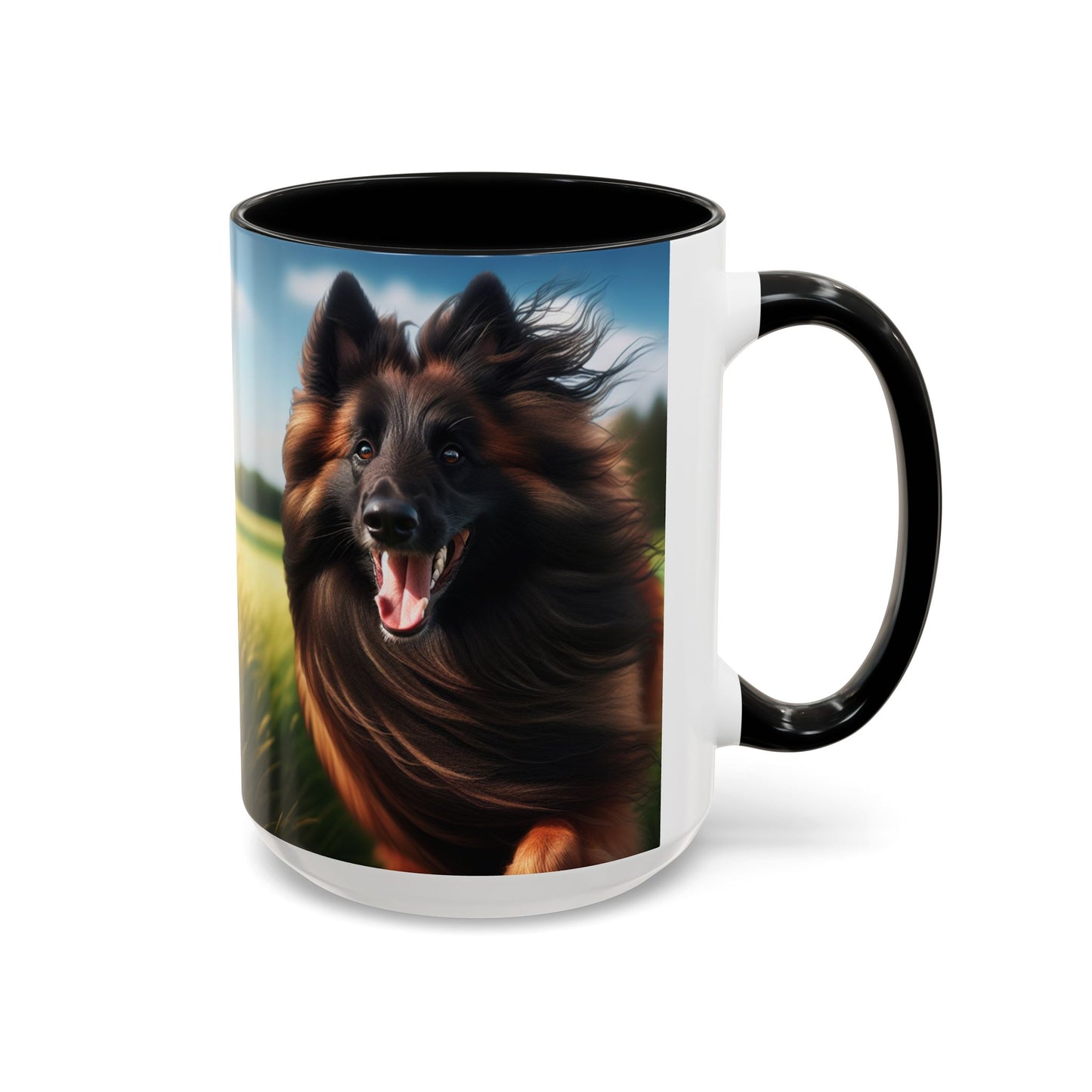 Belgian Shepherd Dog Tervuren Accent Coffee Mug - Perfect Gift for Dog Lovers