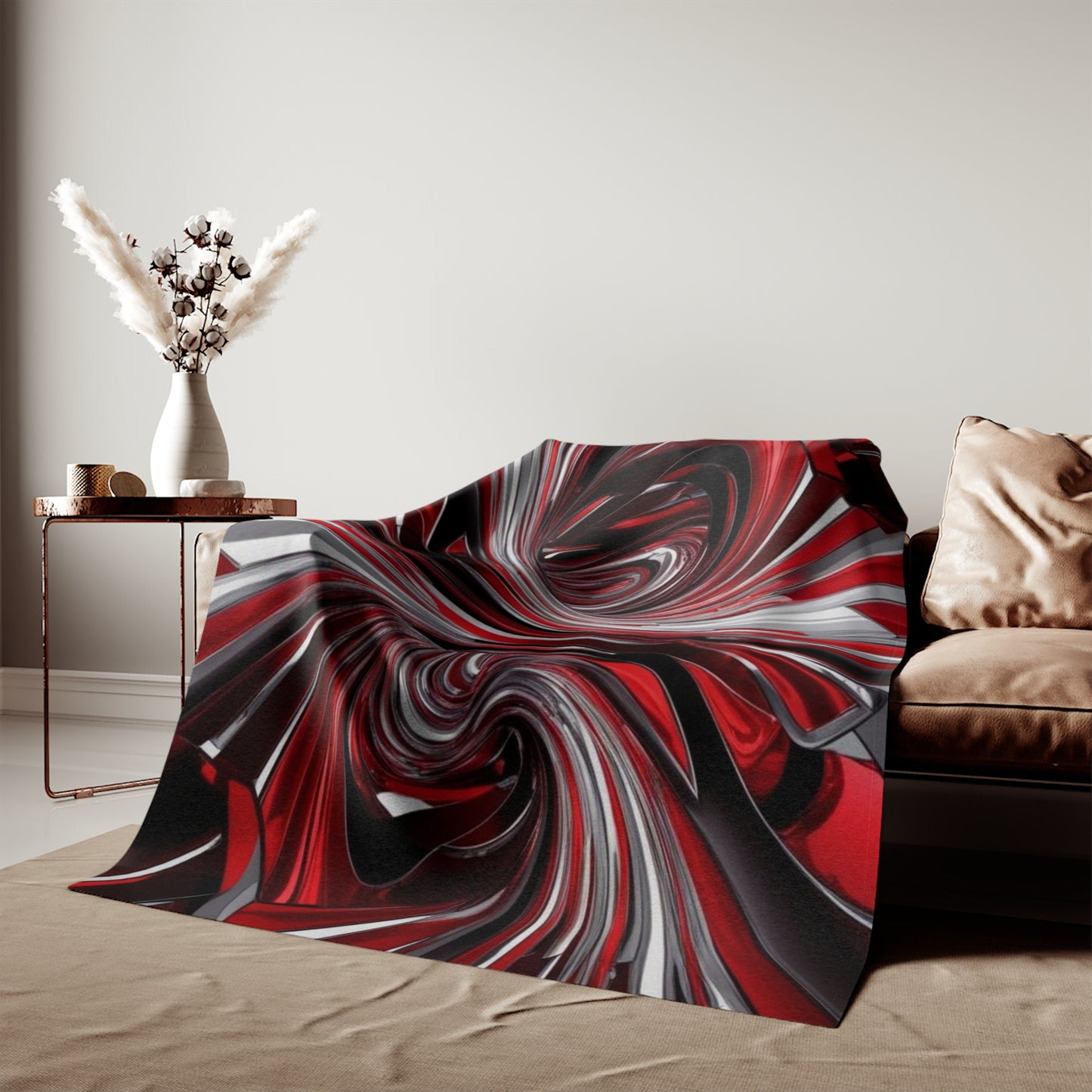 Optical Illusion Sweatshirt Blanket