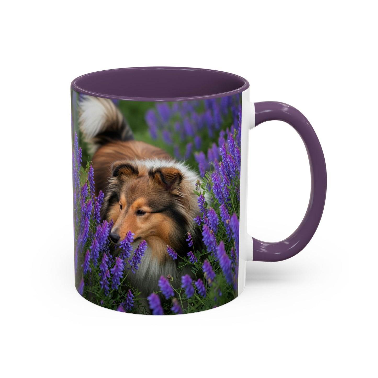 Shetland Sheepdog Accent Coffee Mug - Perfect Gift for Dog Lovers