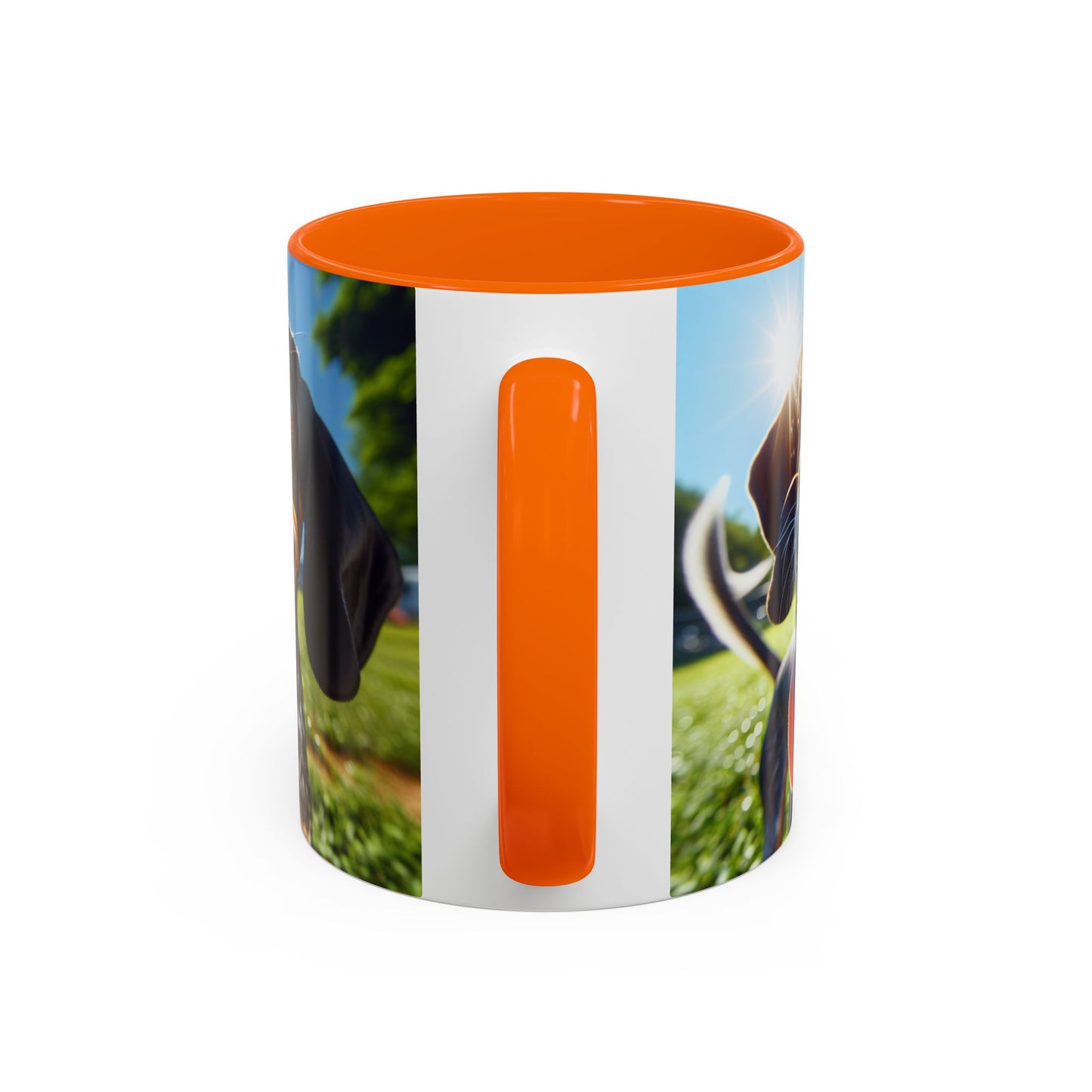Bluetick Coonhound Accent Coffee Mug - Perfect Gift for Dog Lovers