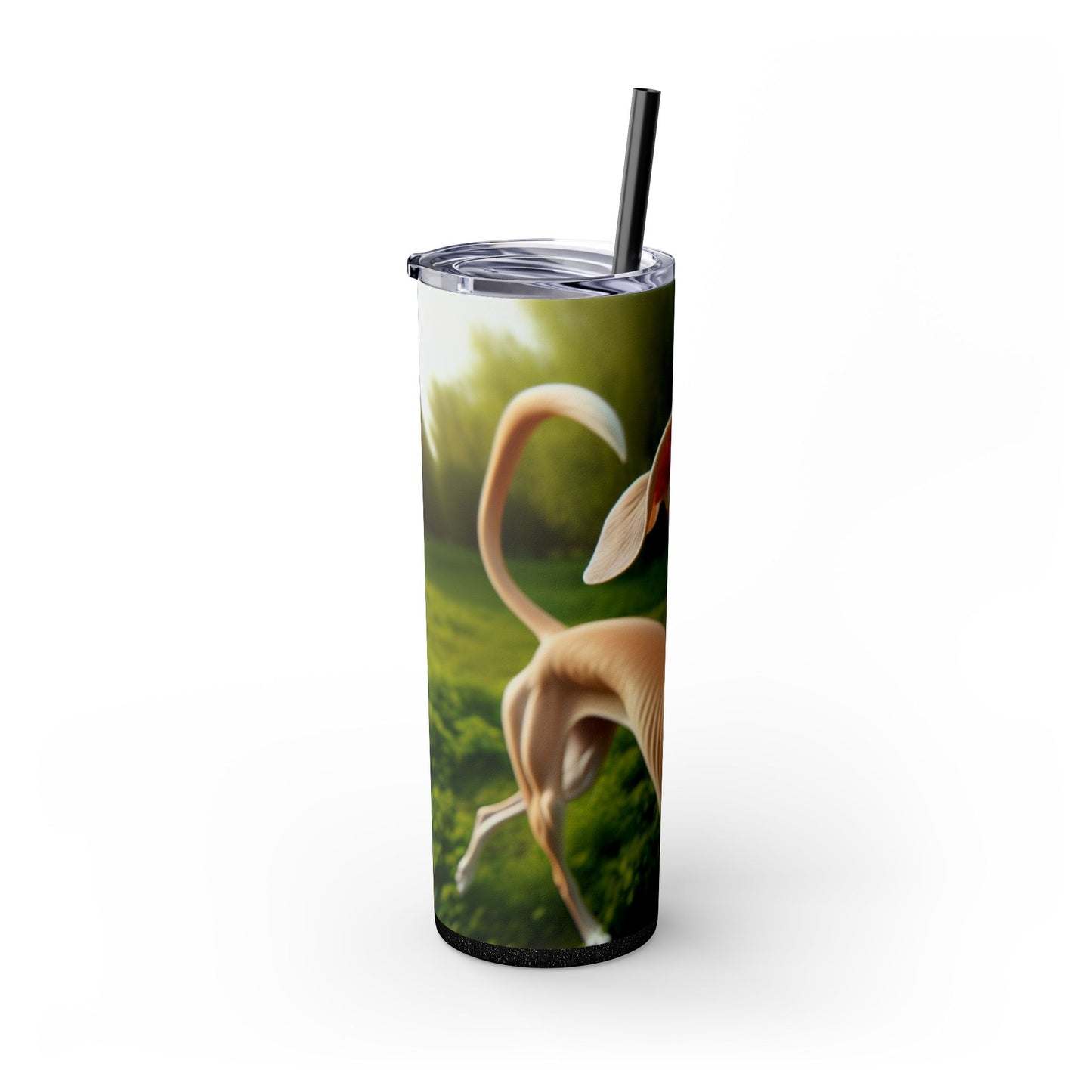 Sloughi Skinny Tumbler with Straw, 20oz