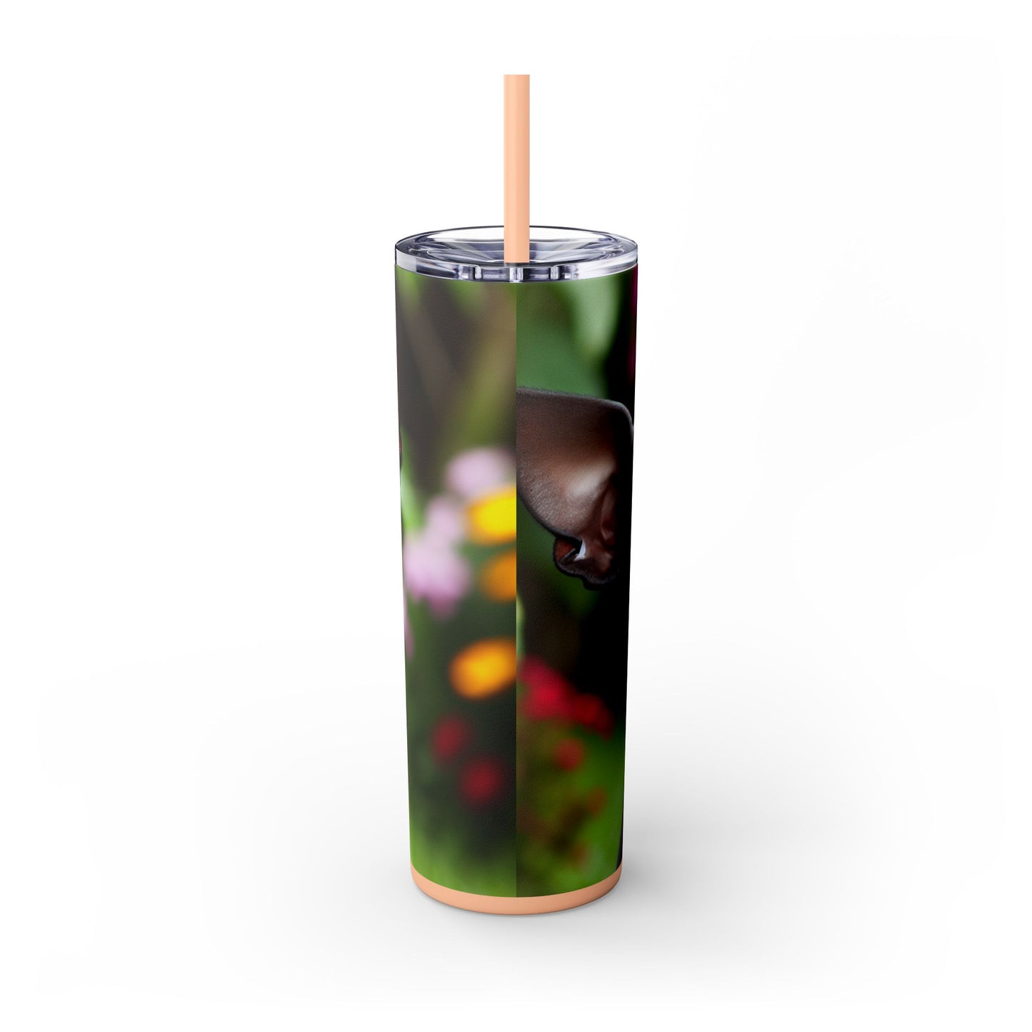 Peruvian Hairless Dog Skinny Tumbler with Straw, 20oz