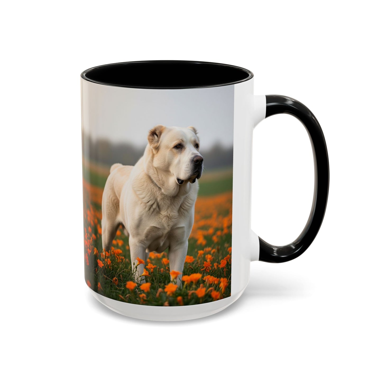 Central Asian Shepherd Dog Accent Coffee Mug - Perfect Gift for Dog Lovers