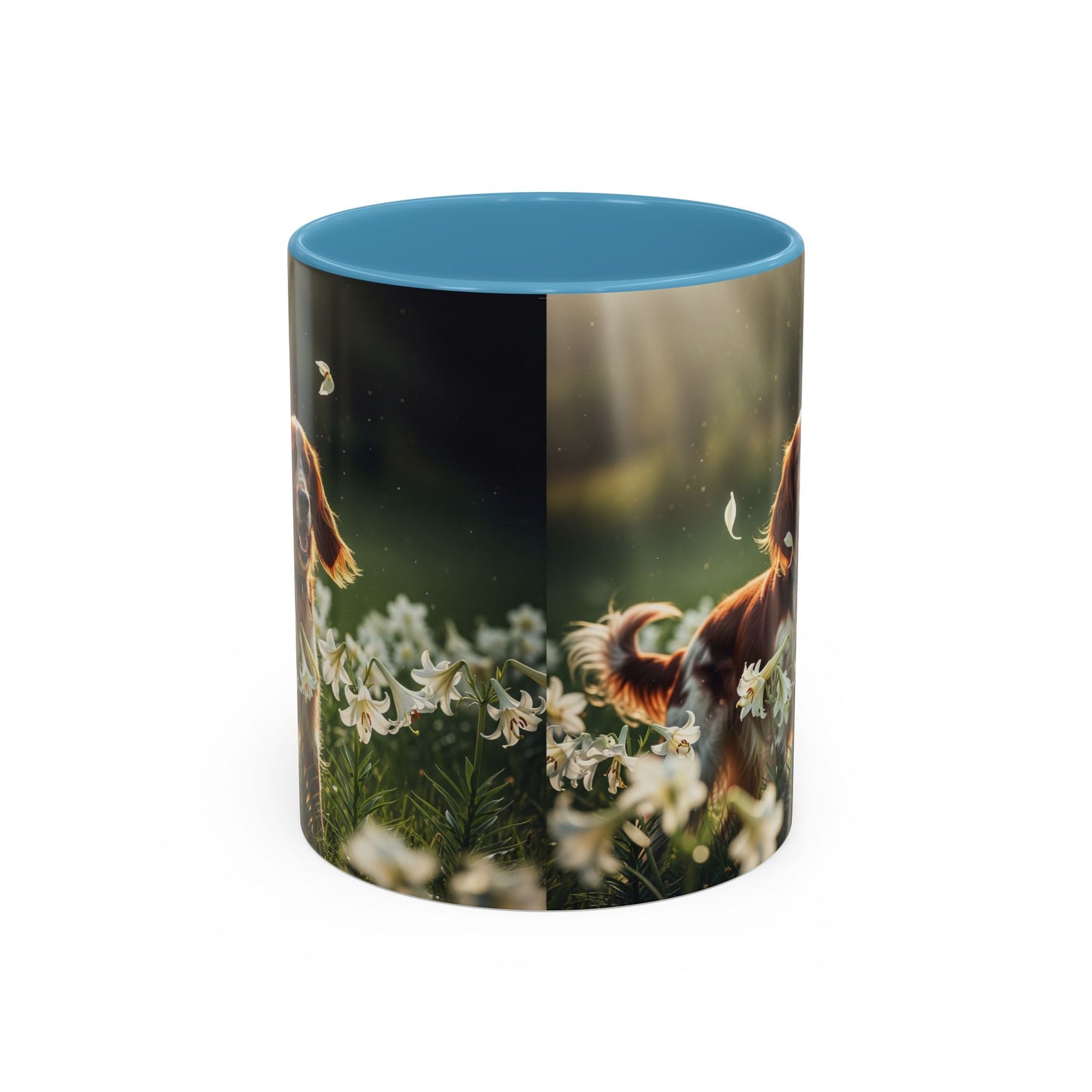 Irish Red and White Setter Accent Coffee Mug - Perfect Gift for Dog Lovers
