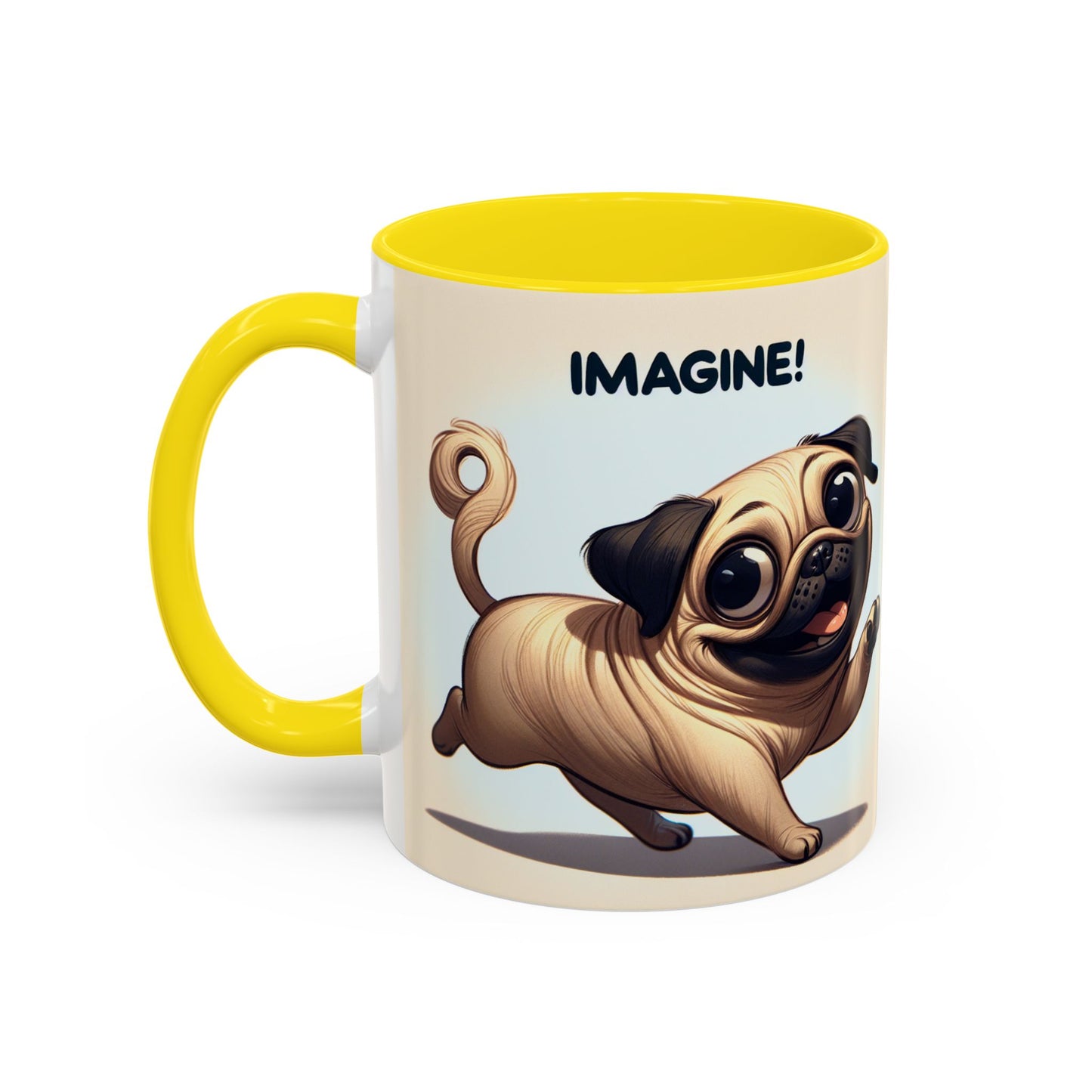 Pug Accent Coffee Mug - Perfect Gift for Dog Lovers