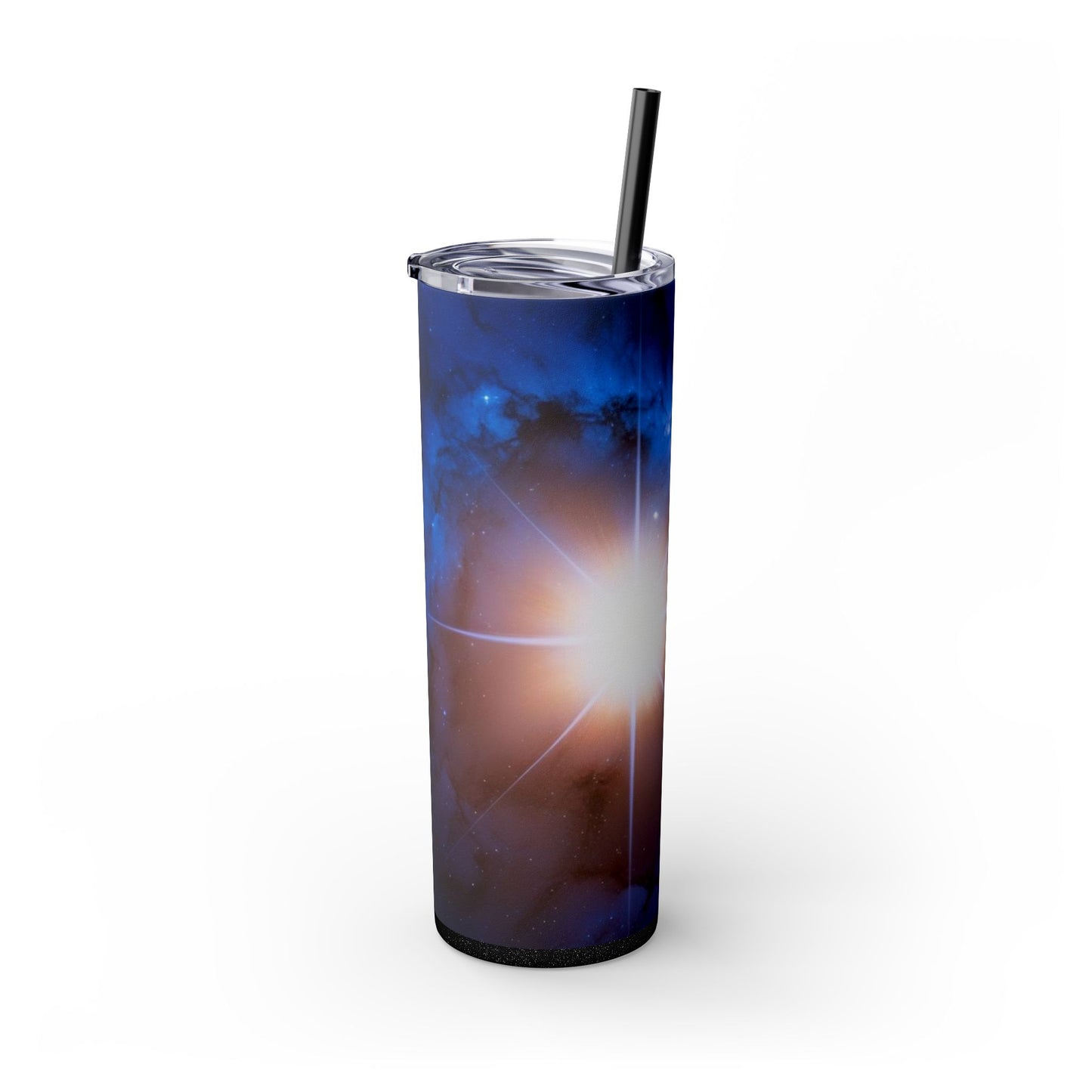 North Star Skinny Tumbler with Straw, 20oz