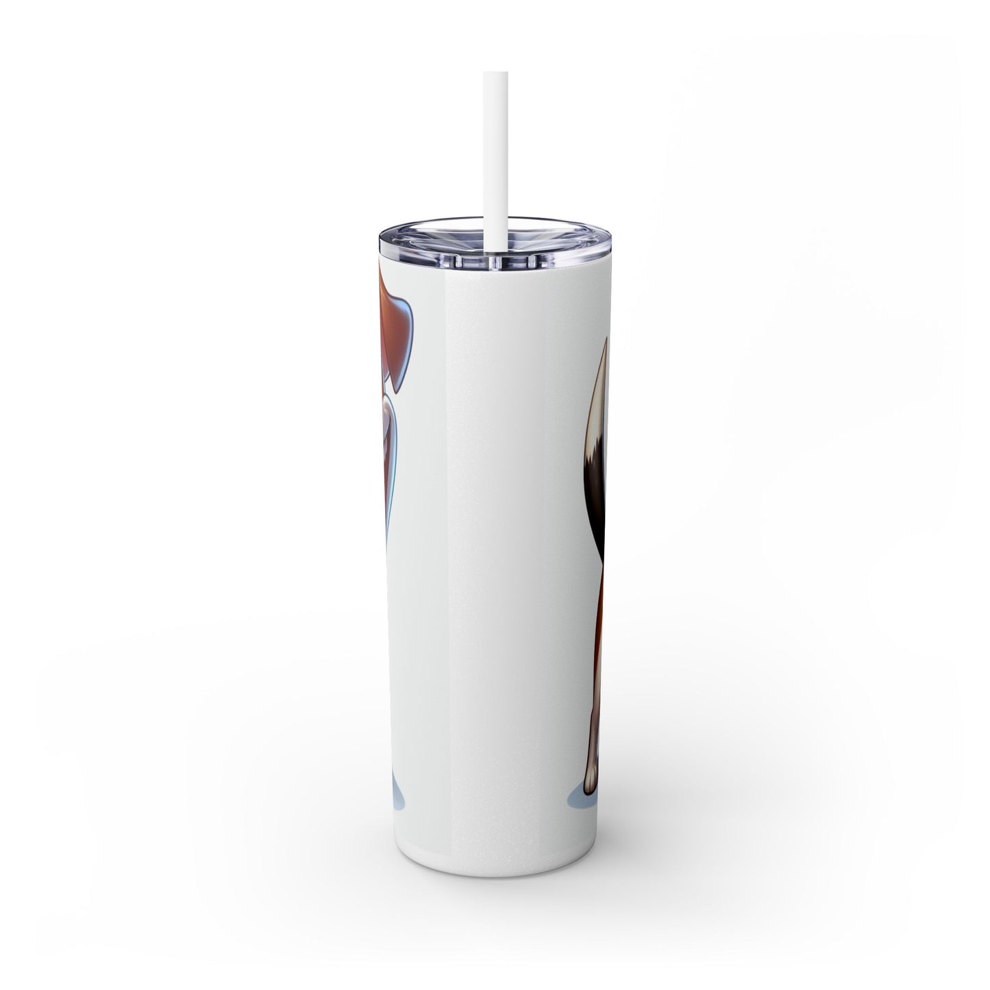 Teddy Roosevelt Terrier Tumbler with Straw, 20oz
