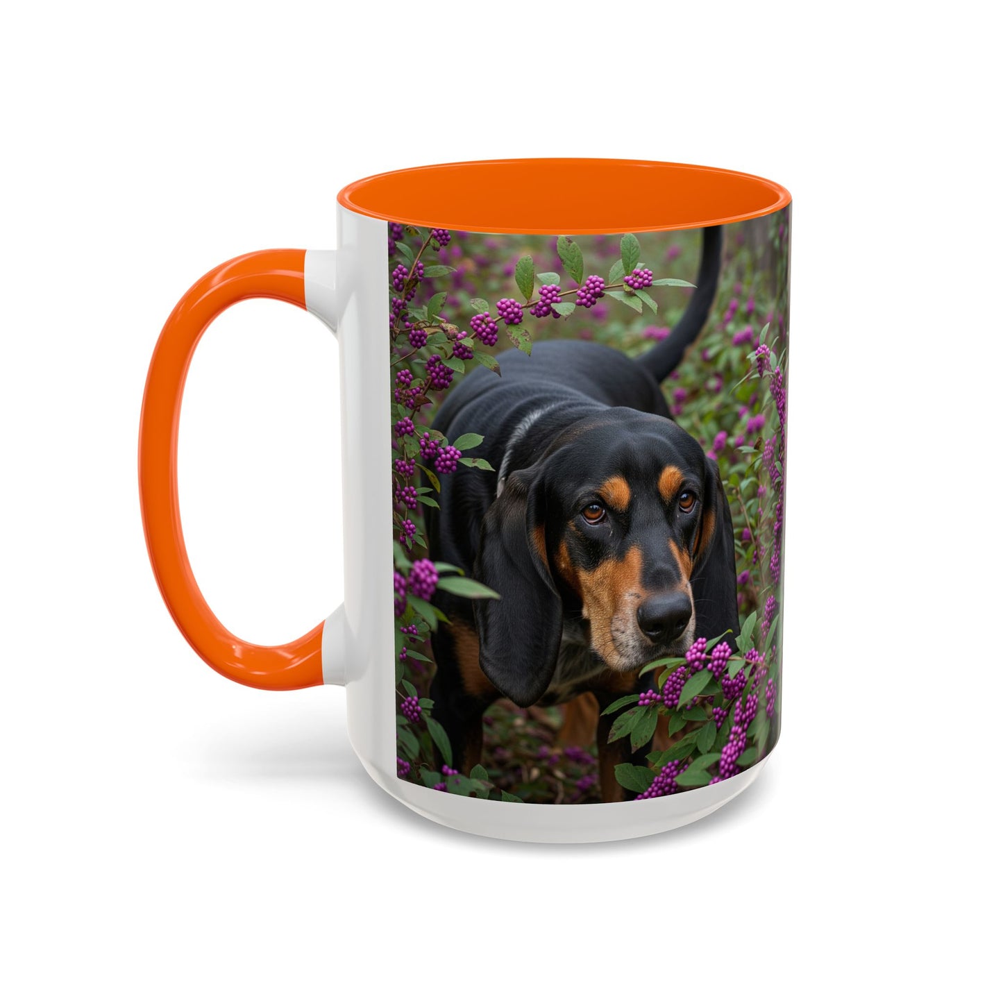 Black and Tan Coonhound Accent Coffee Mug - Perfect Gift for Dog Lovers