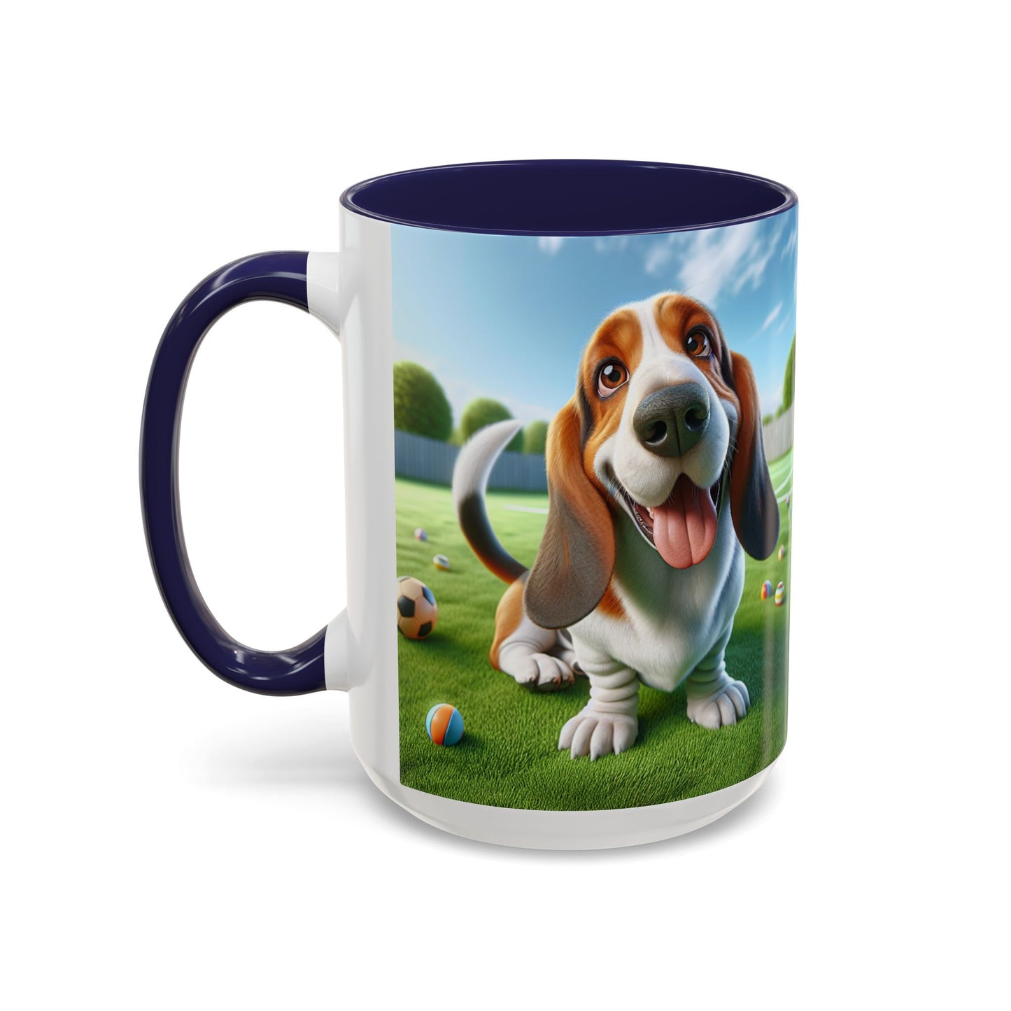Basset Hound Accent Coffee Mug - Perfect Gift for Dog Lovers