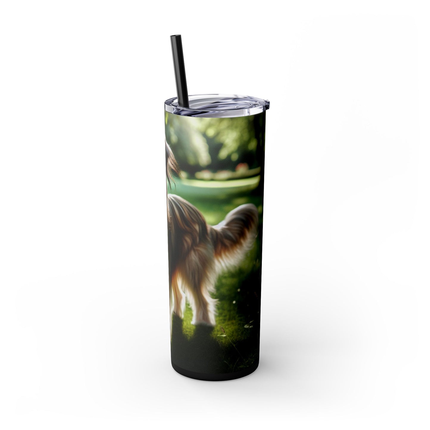 Pyrenean Shepherd Tumbler with Straw, 20oz