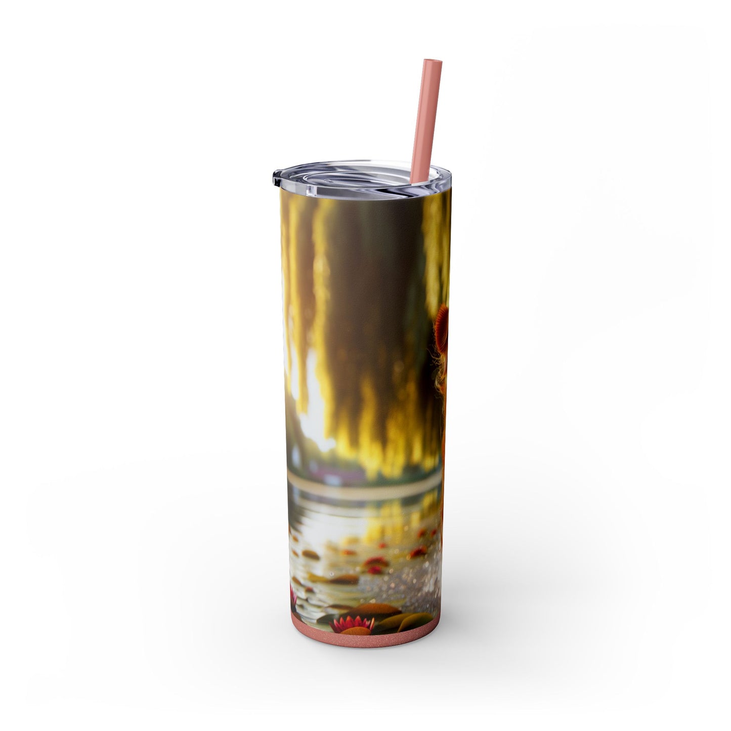 Nova Scotia Duck Trolling Retriever Skinny Tumbler with Straw, 20oz