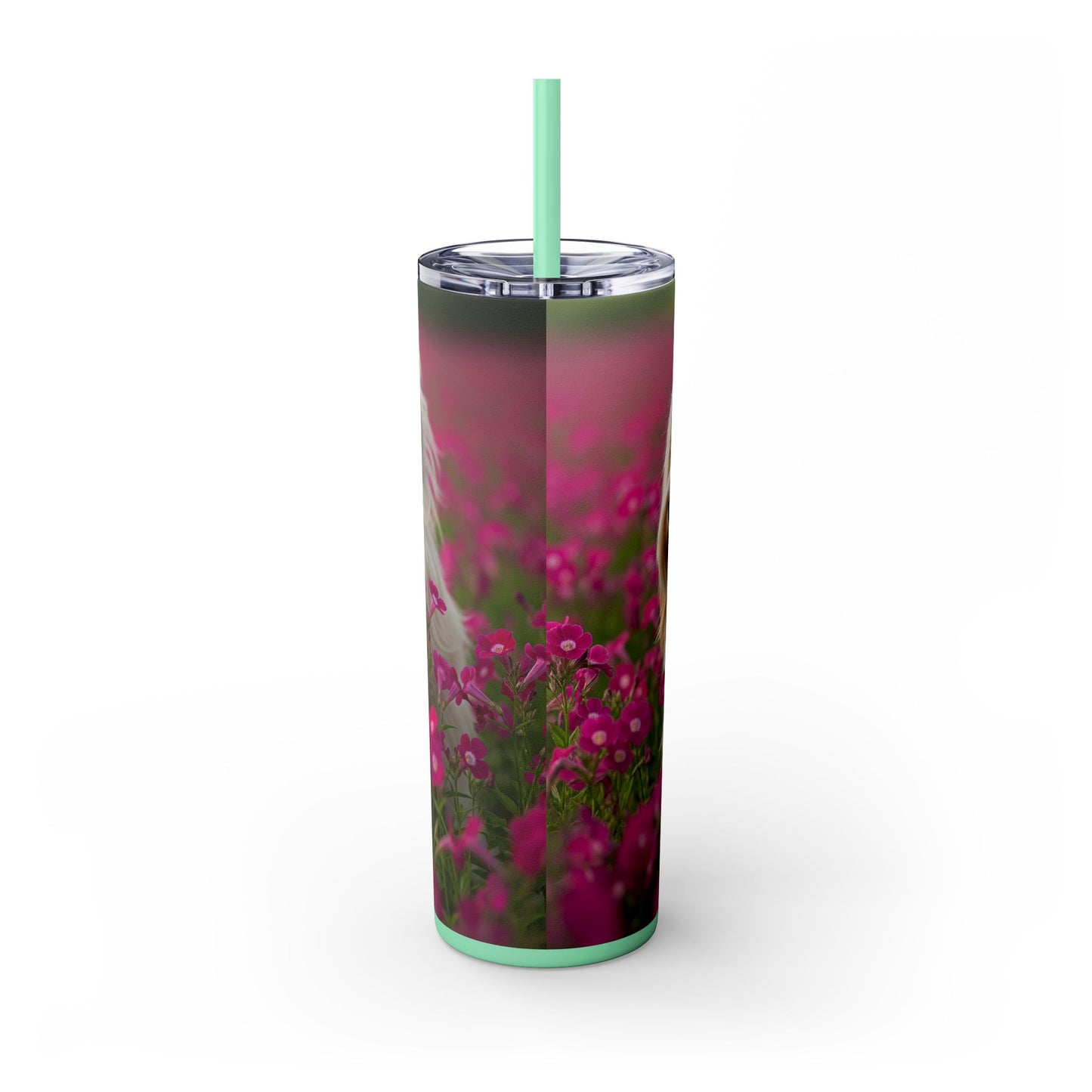 Tibetan Terrier Tumbler with Straw, 20oz