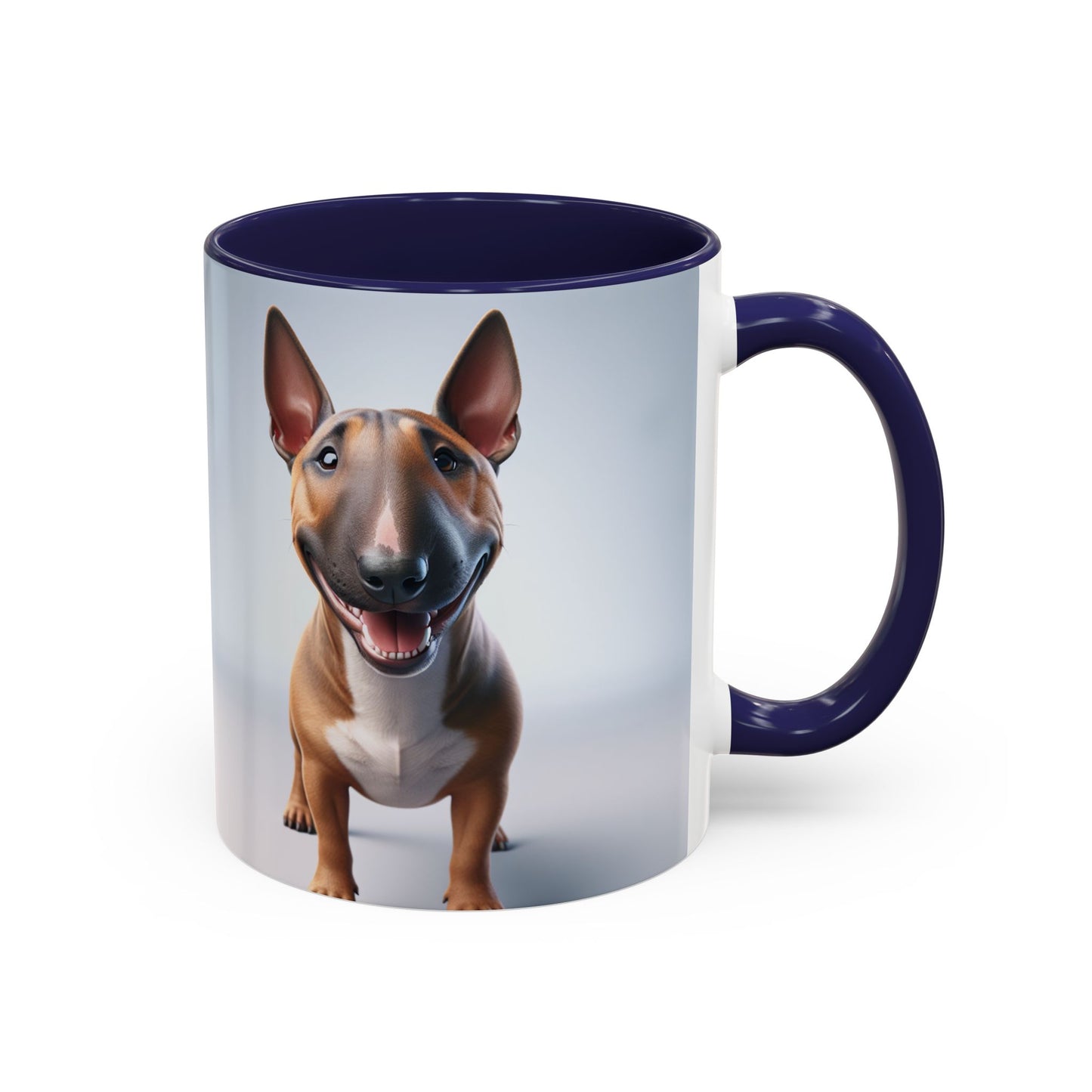 Miniature Bull Terrier Accent Coffee Mug - Perfect Gift for Dog Lovers