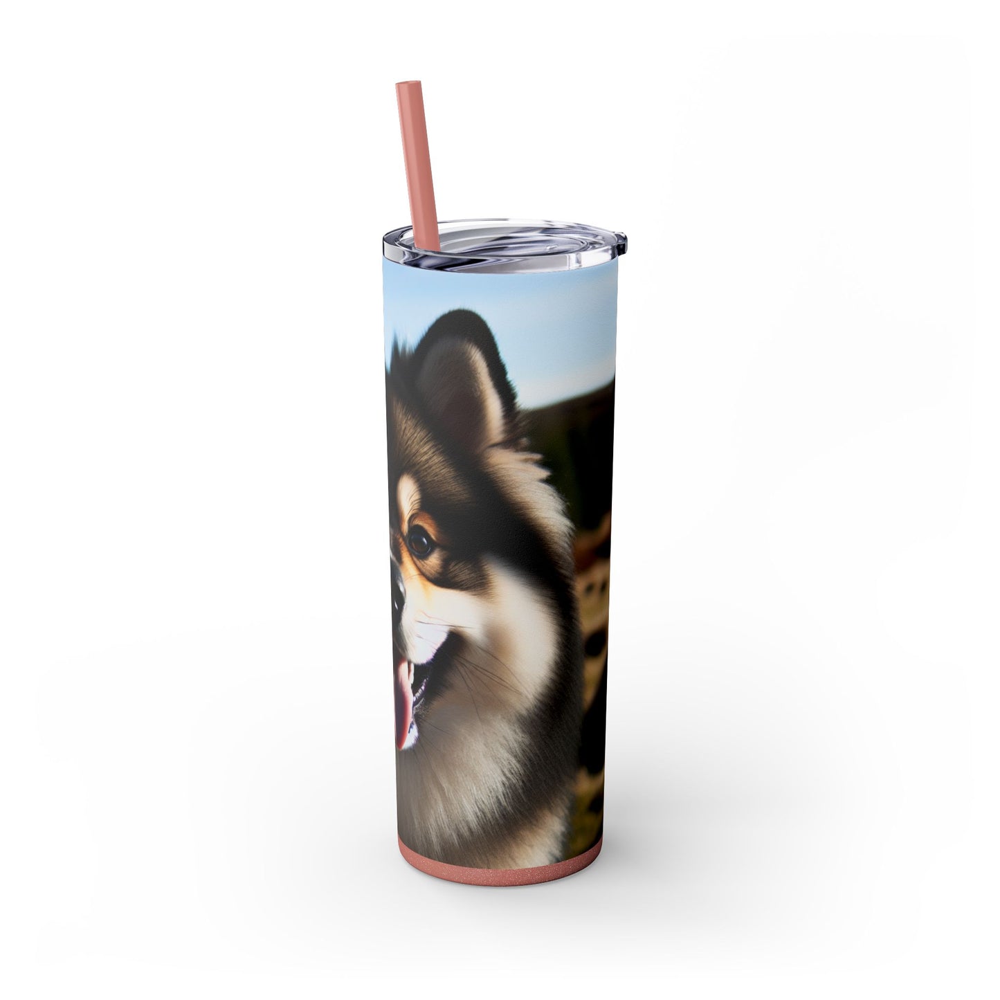 Norwegian Buhund Tumbler with Straw, 20oz