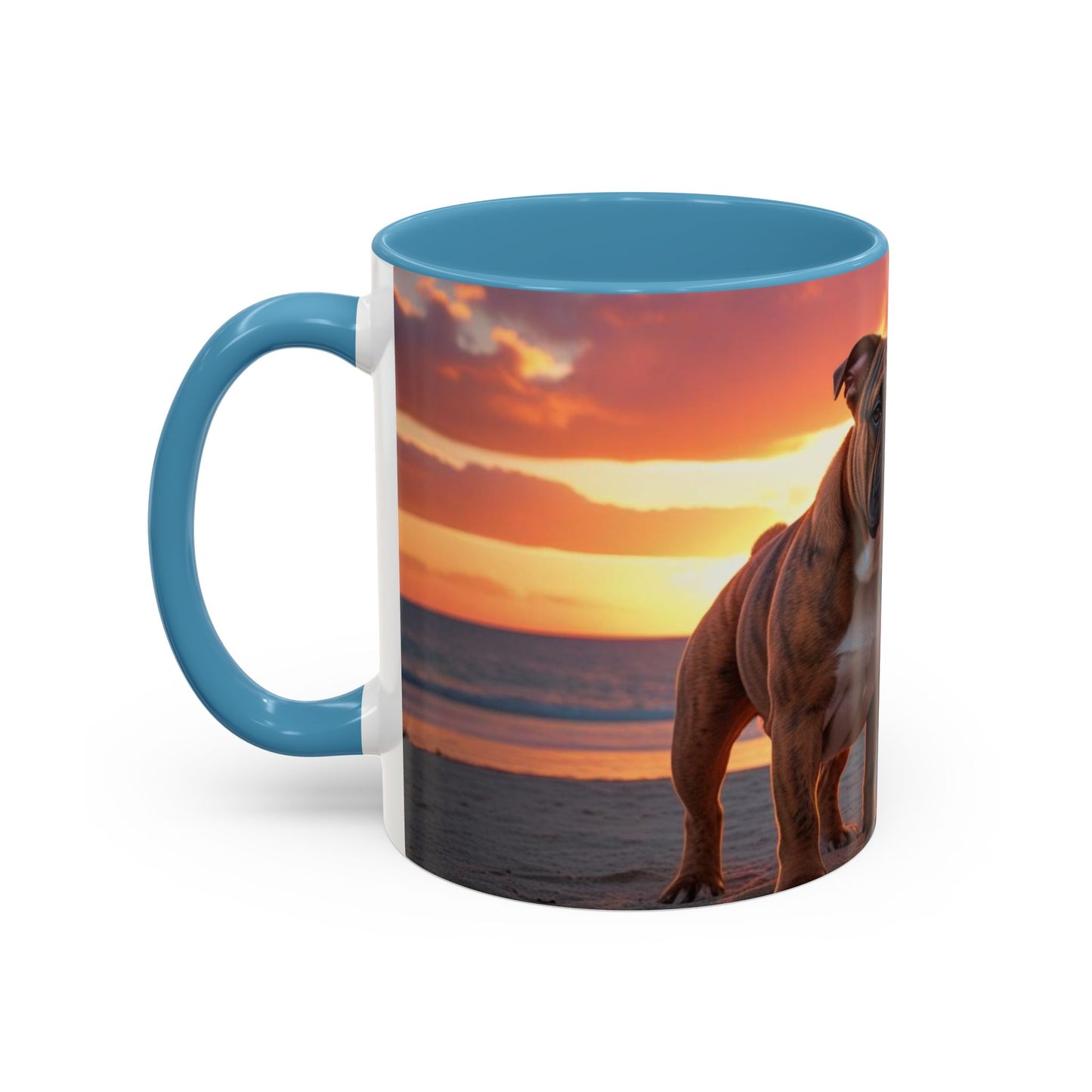 Bulldog Love Accent Coffee Mug - Perfect Gift for Dog Lovers