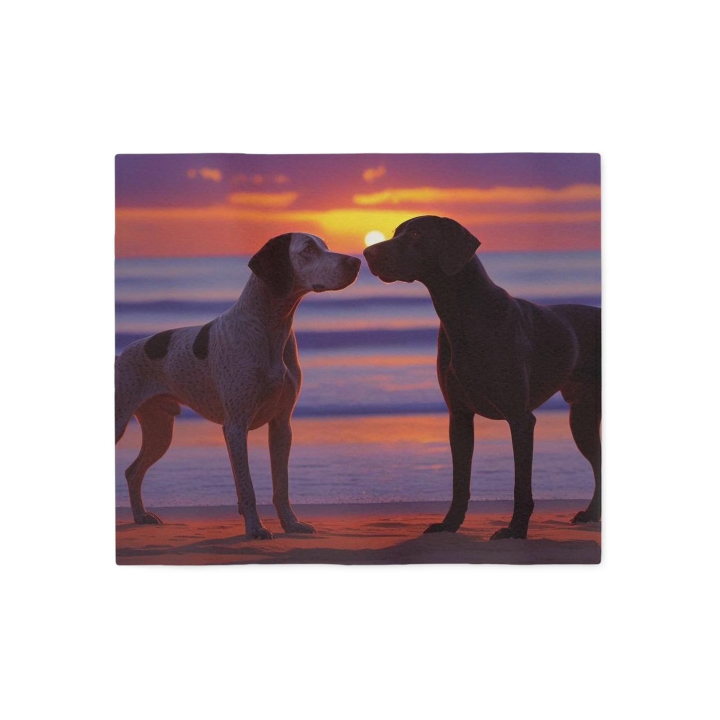 German Shorthaired Pointer Love Sweatshirt Blanket